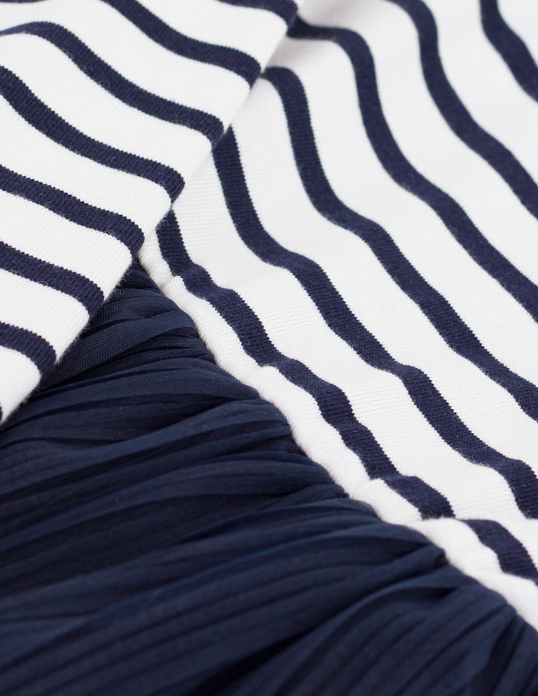 Petit Bateau Abito a righe con tulle - immagine 3 Petit Bateau Abito a righe con tulle - immagine 3