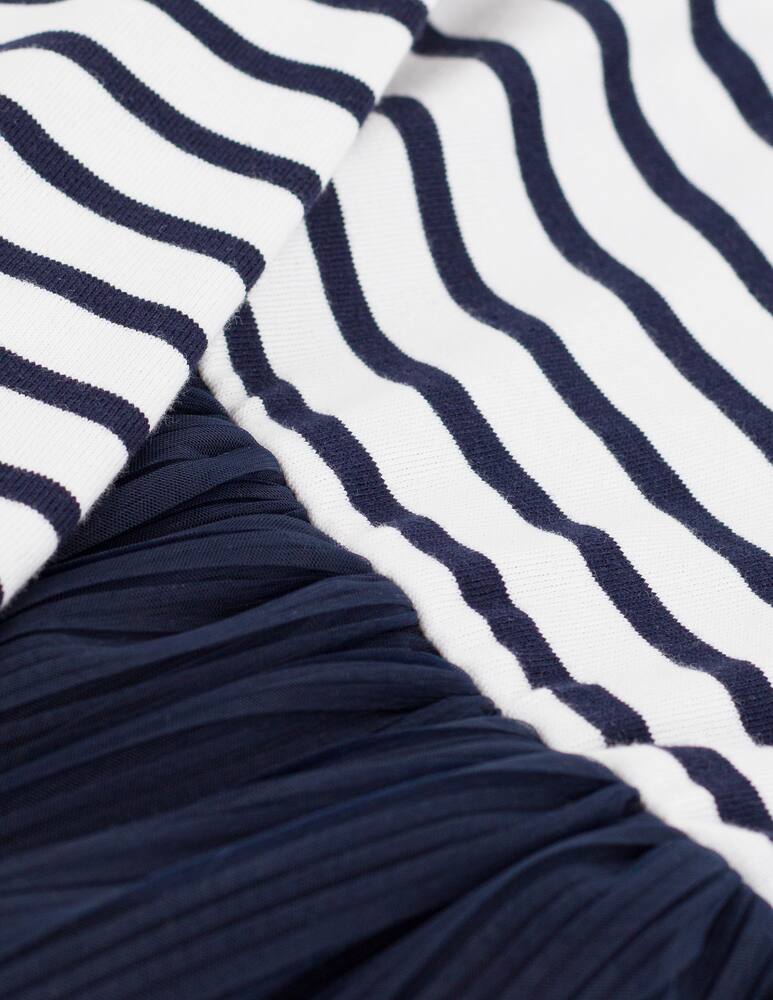 rinascente Petit Bateau Striped tulle dress