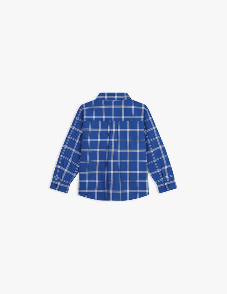 Petit Bateau Camicia a quadri maniche lunghe - immagine 2 Petit Bateau Camicia a quadri maniche lunghe - immagine 2