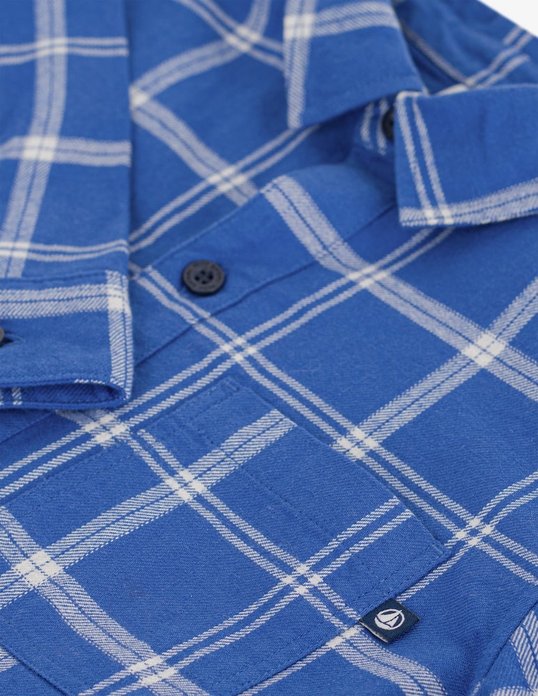 Petit Bateau Camicia a quadri maniche lunghe - immagine 3 Petit Bateau Camicia a quadri maniche lunghe - immagine 3