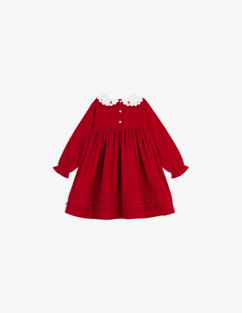 Petit Bateau Abito con colletto ricamato - immagine 2 Petit Bateau Abito con colletto ricamato - immagine 2