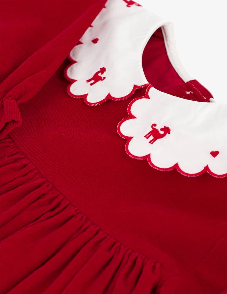 Petit Bateau Abito con colletto ricamato - immagine 3 Petit Bateau Abito con colletto ricamato - immagine 3