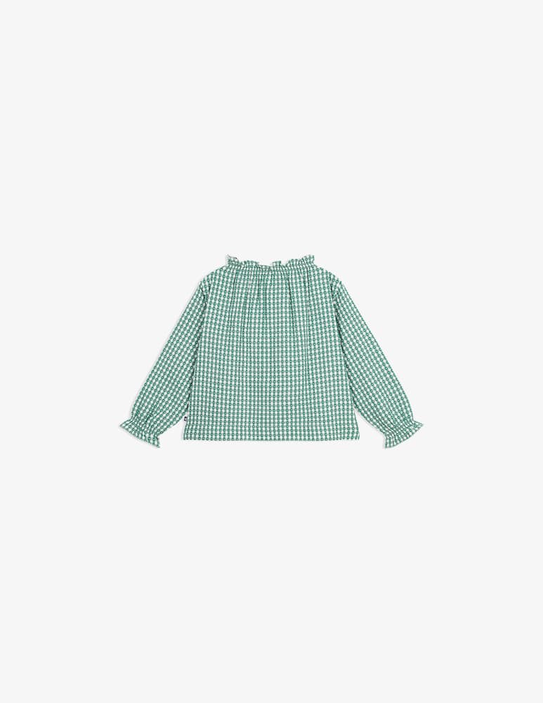 Petit Bateau Blusa a quadri maniche lunghe - immagine 2 Petit Bateau Blusa a quadri maniche lunghe - immagine 2