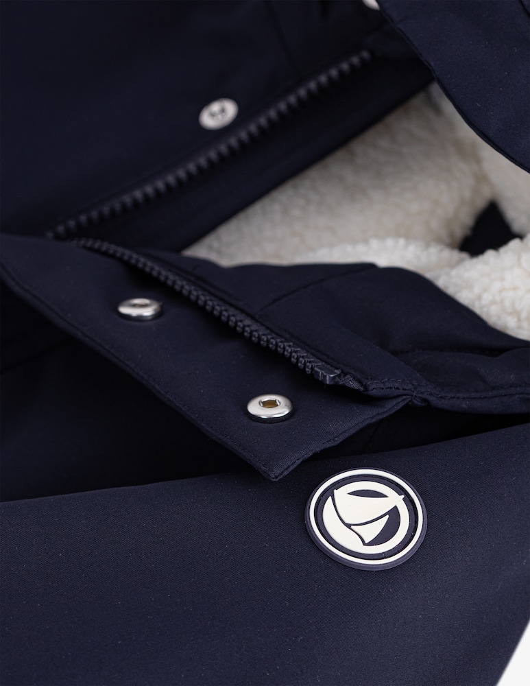 rinascente Petit Bateau Parka con cappuccio e interno teddy