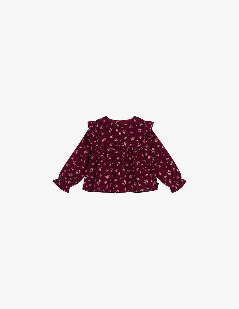 rinascente Petit Bateau Floral corduroy blouse