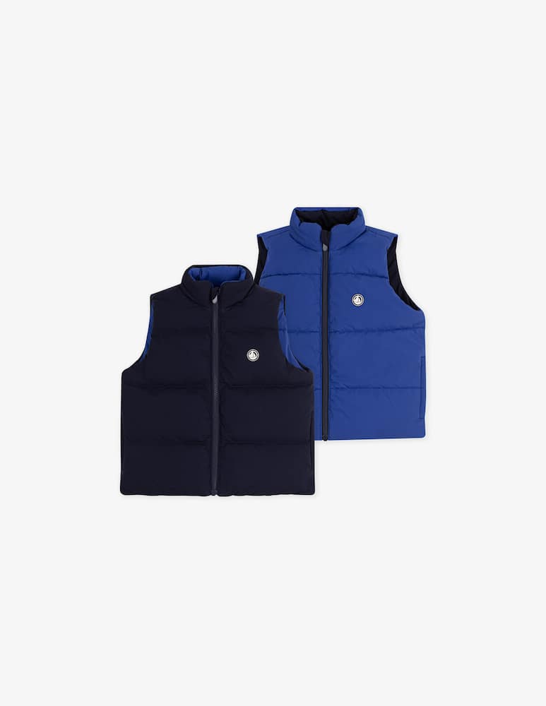 rinascente Petit Bateau Gilet imbottito reversibile