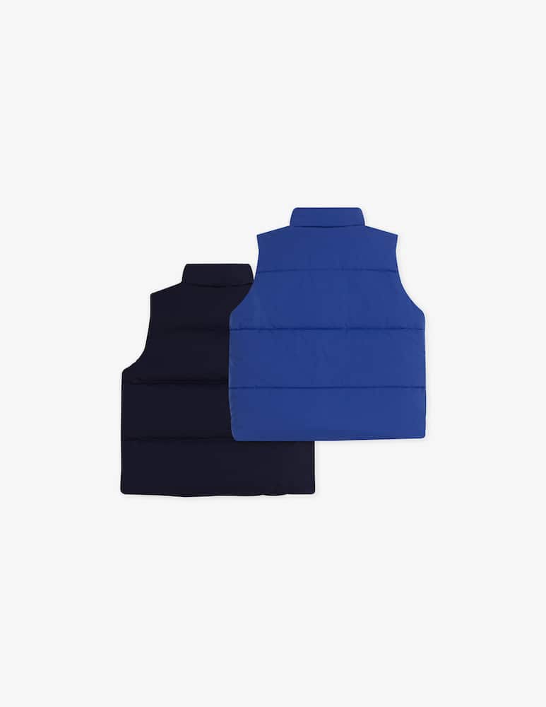 rinascente Petit Bateau Gilet imbottito reversibile