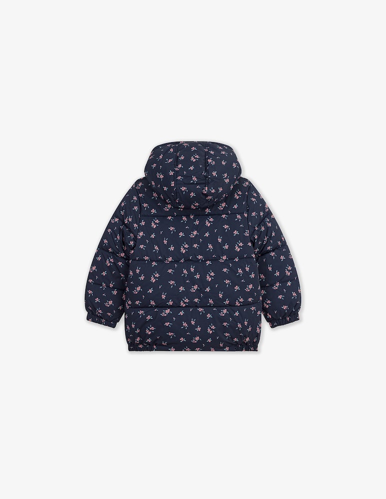 rinascente Petit Bateau Piumino con cappuccio floreale