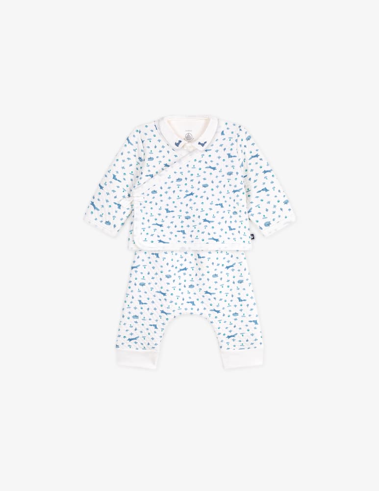 rinascente Petit Bateau Three-piece bodysuit set