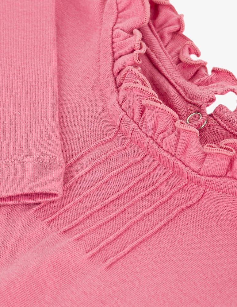 rinascente Petit Bateau T-shirt a maniche lunghe con ruches