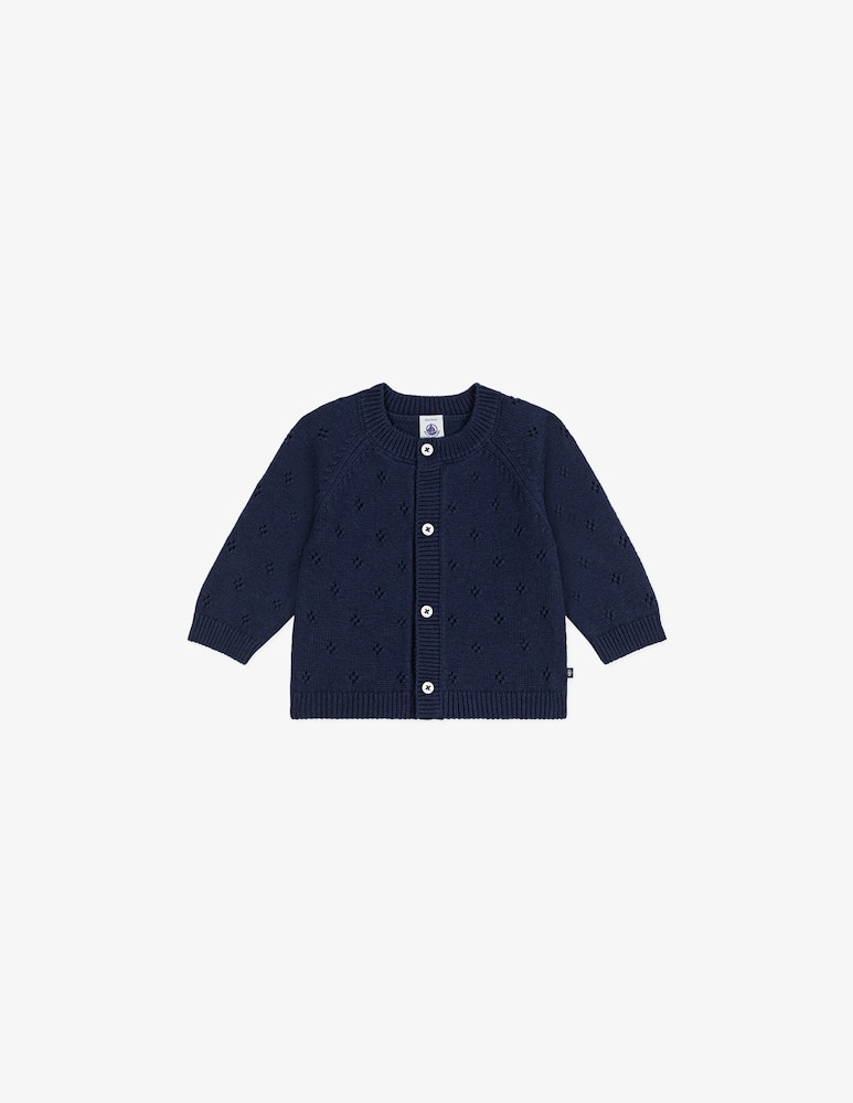 rinascente Petit Bateau Cardigan in maglia traforata