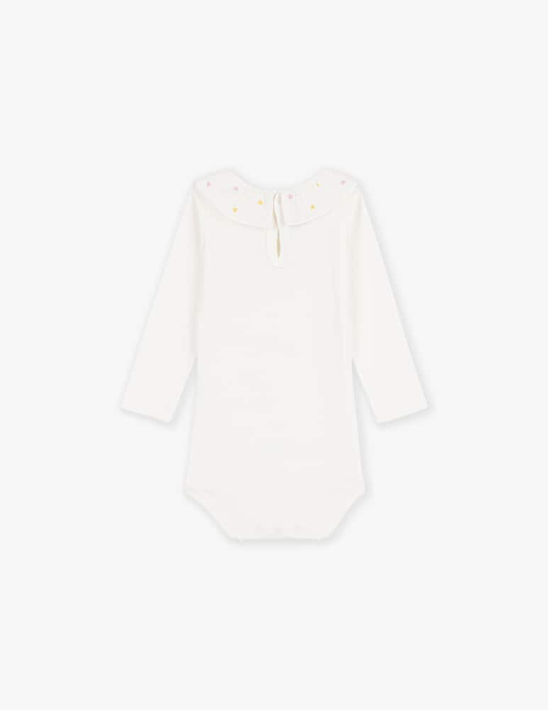 Petit Bateau Body a maniche lunghe con colletto - immagine 2