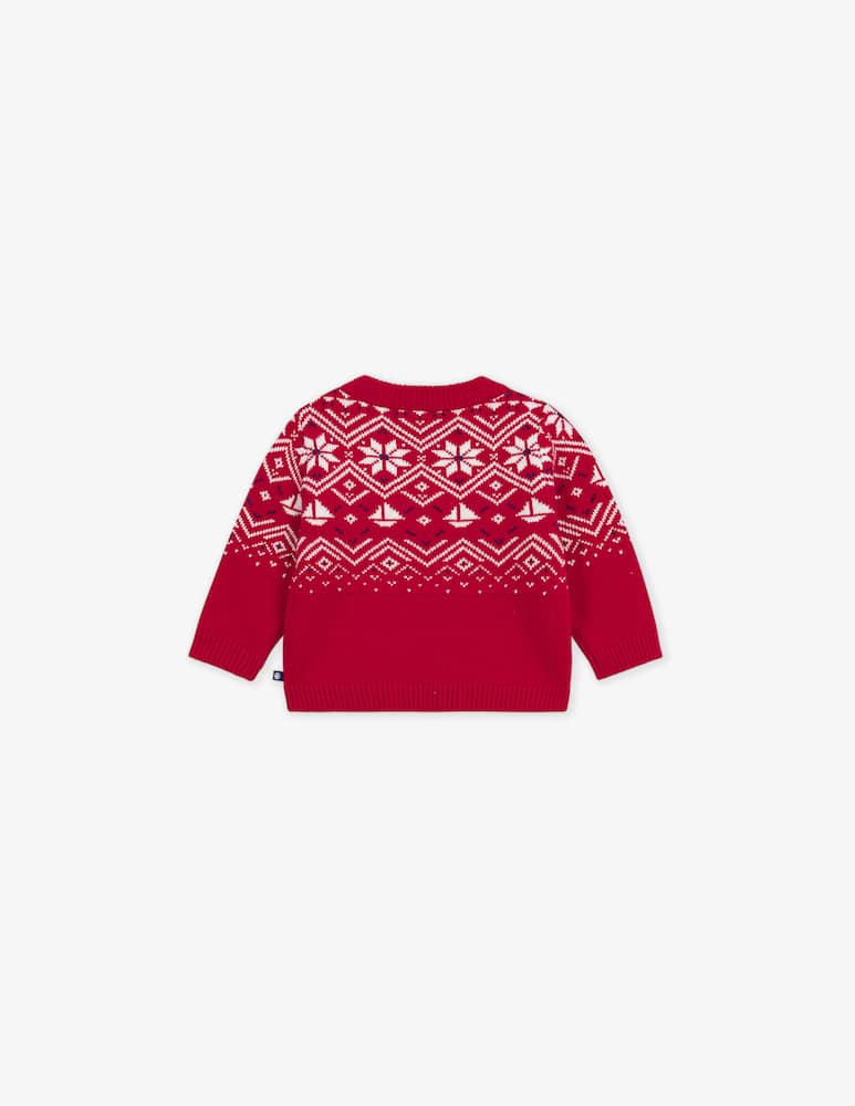Petit Bateau Pullover natalizio jacquard - immagine 2 Petit Bateau Pullover natalizio jacquard - immagine 2