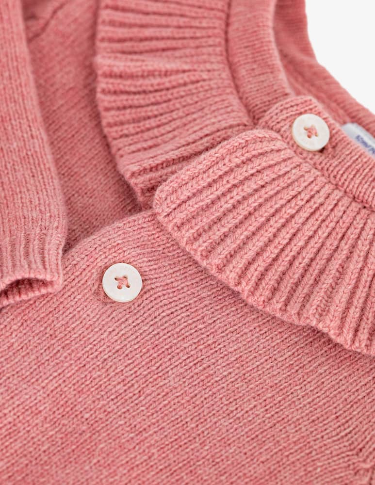 Petit Bateau Cardigan con collo volant - immagine 3 Petit Bateau Cardigan con collo volant - immagine 3
