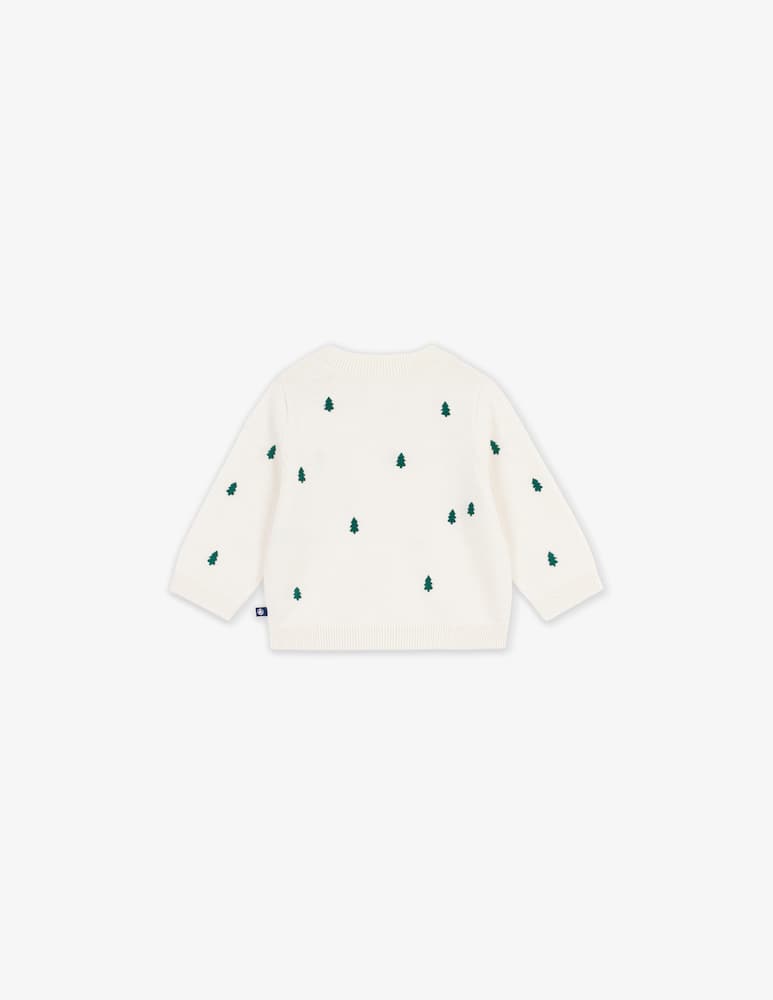 Petit Bateau Pullover con alberi ricamati - immagine 2 Petit Bateau Pullover con alberi ricamati - immagine 2