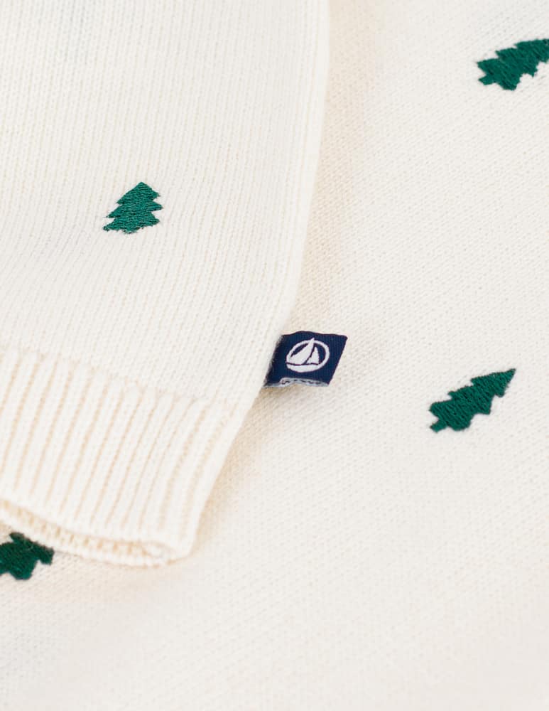 Petit Bateau Pullover con alberi ricamati - immagine 3 Petit Bateau Pullover con alberi ricamati - immagine 3