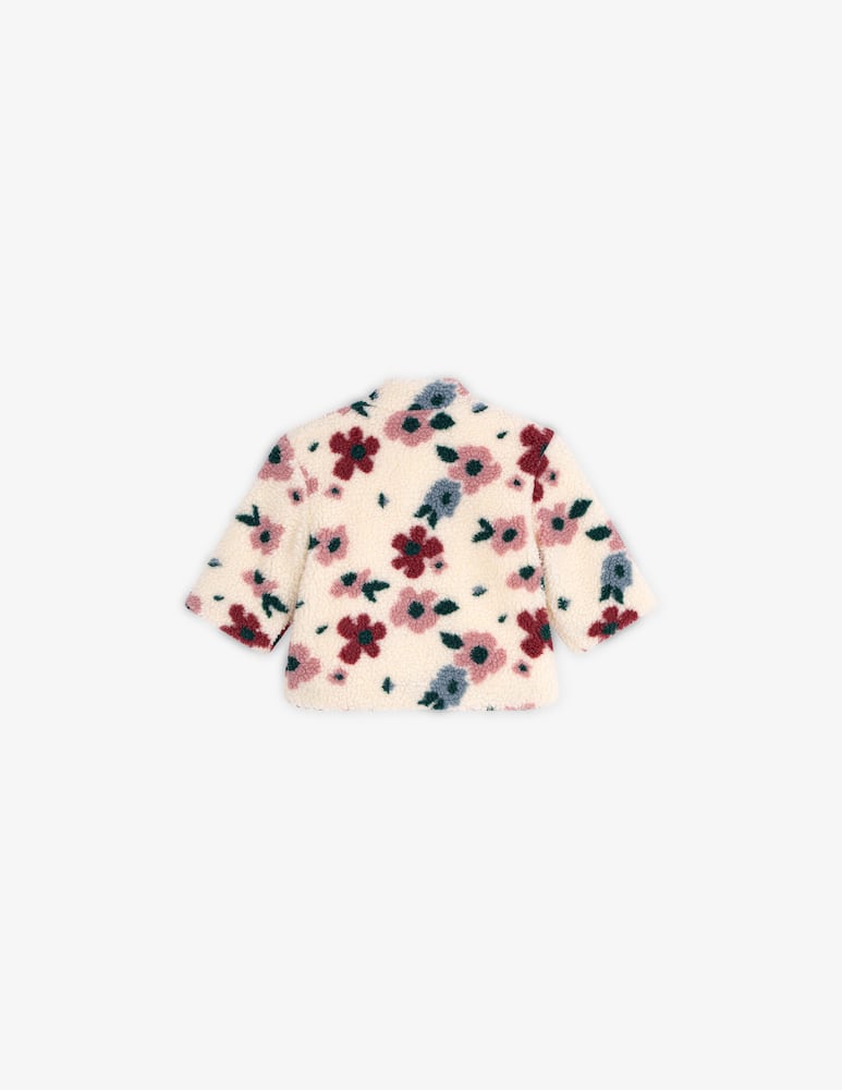 rinascente Petit Bateau Giacca sherpa fantasia floreale