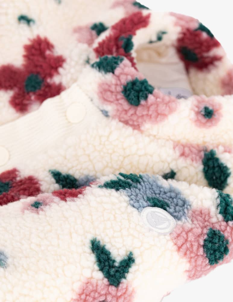 rinascente Petit Bateau Giacca sherpa fantasia floreale