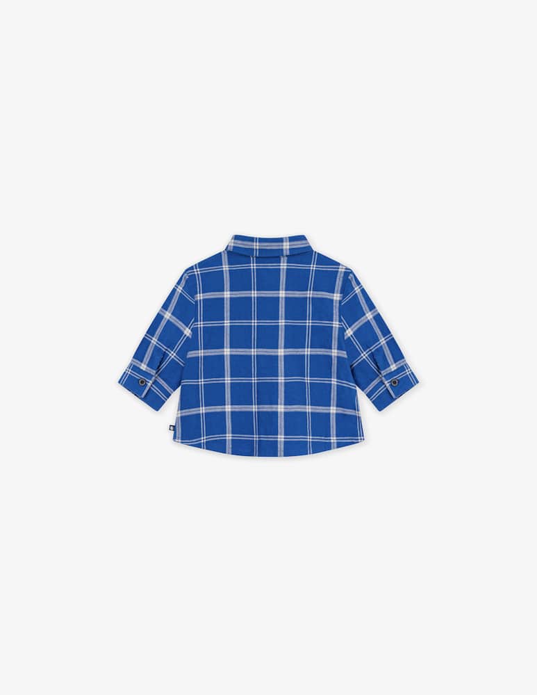 Petit Bateau Camicia a quadri maniche lunghe - immagine 2 Petit Bateau Camicia a quadri maniche lunghe - immagine 2