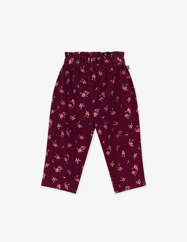 rinascente Petit Bateau Pantaloni in velluto a fiori