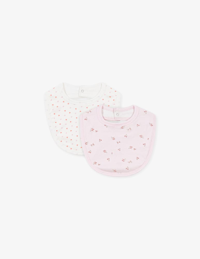rinascente Petit Bateau Patterned bib set