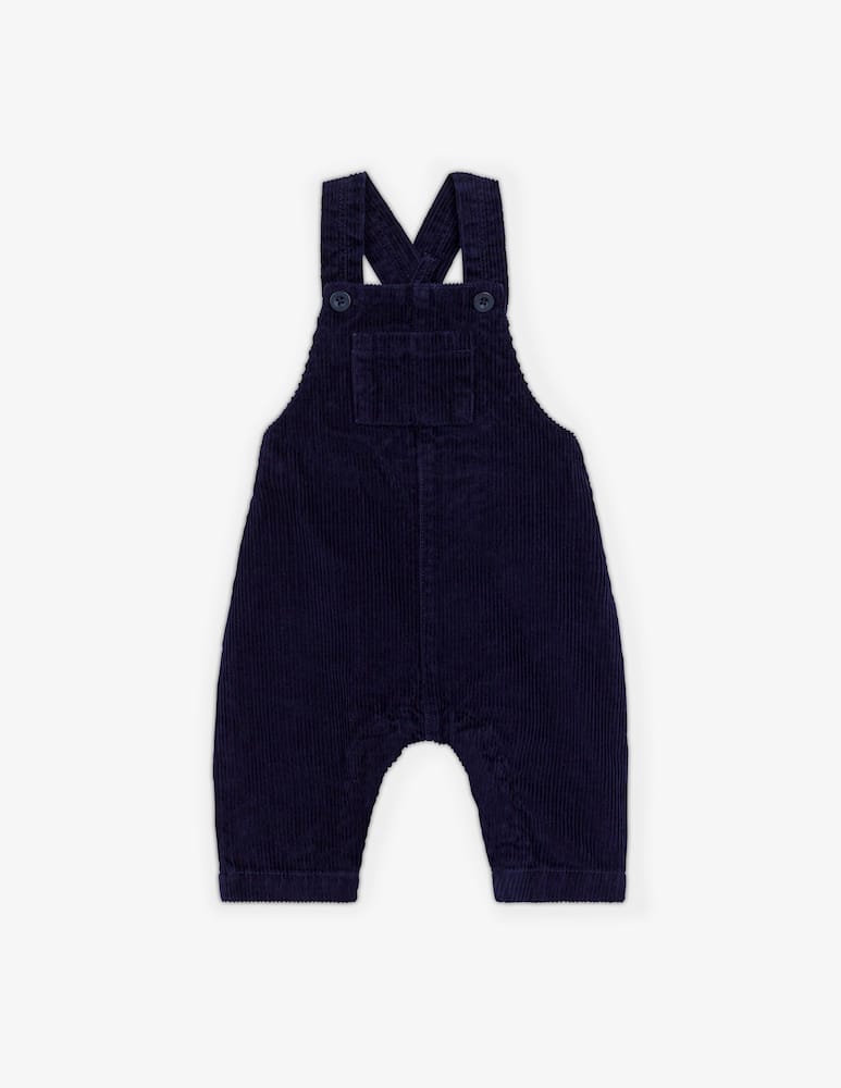 rinascente Petit Bateau Salopette lunga in velluto corda
