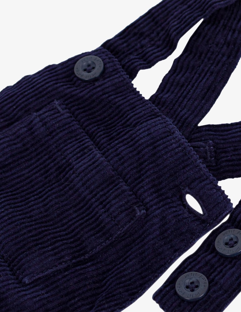 rinascente Petit Bateau Salopette lunga in velluto corda