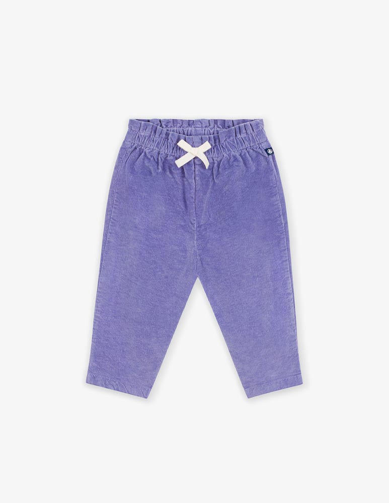 rinascente Petit Bateau Pantaloni in costa di velluto