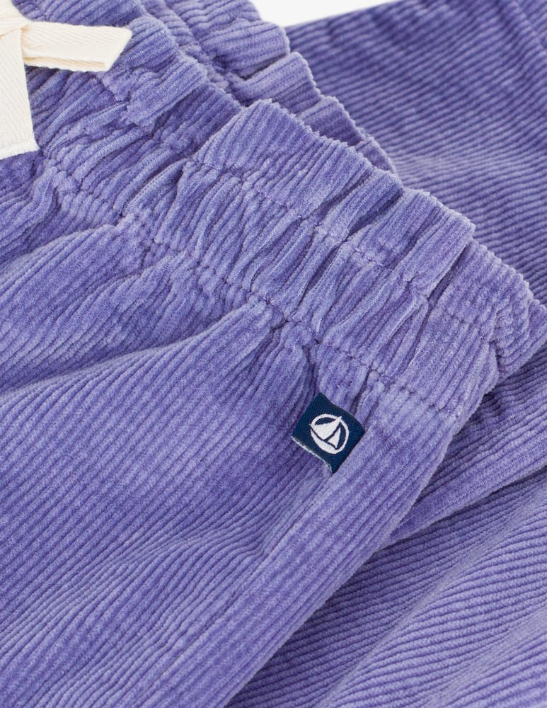 rinascente Petit Bateau Pantaloni in costa di velluto