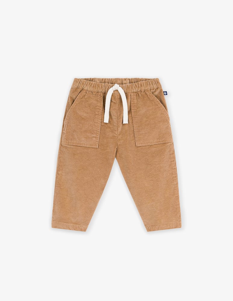 rinascente Petit Bateau Pantaloni in costa di velluto
