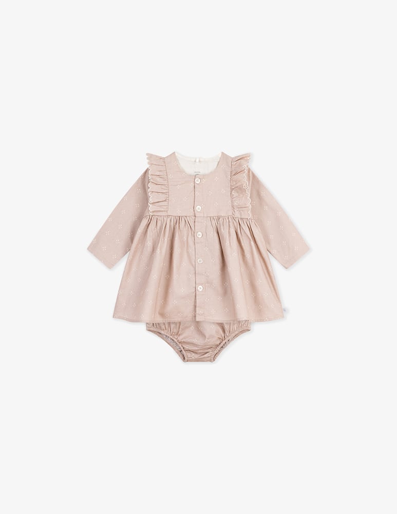 Petit Bateau Abito con bloomer ml - immagine 1 Petit Bateau Abito con bloomer ml - immagine 1