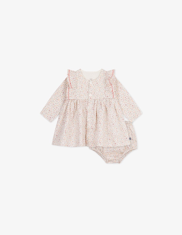 Petit Bateau Abito con bloomer a fiori - immagine 2 Petit Bateau Abito con bloomer a fiori - immagine 2