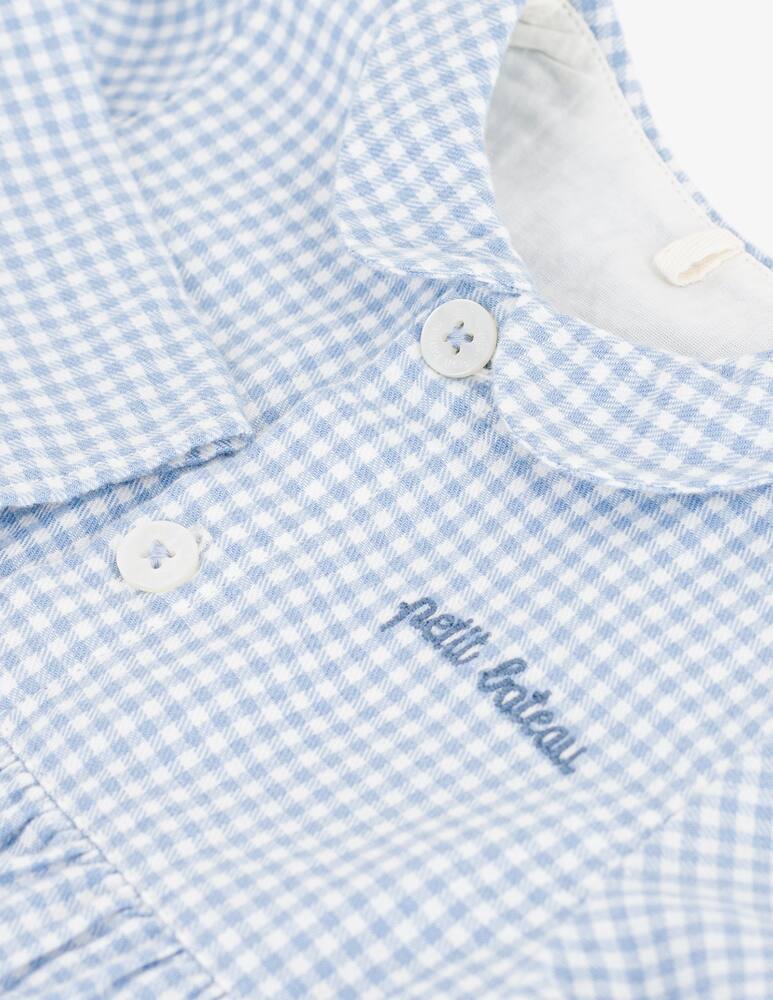 rinascente Petit Bateau Tutina con colletto vichy