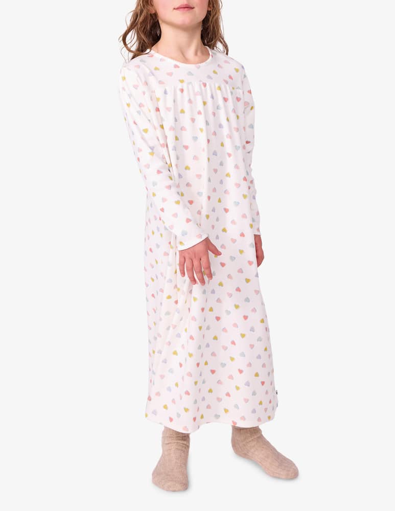 rinascente Petit Bateau Camicia da notte con cuori