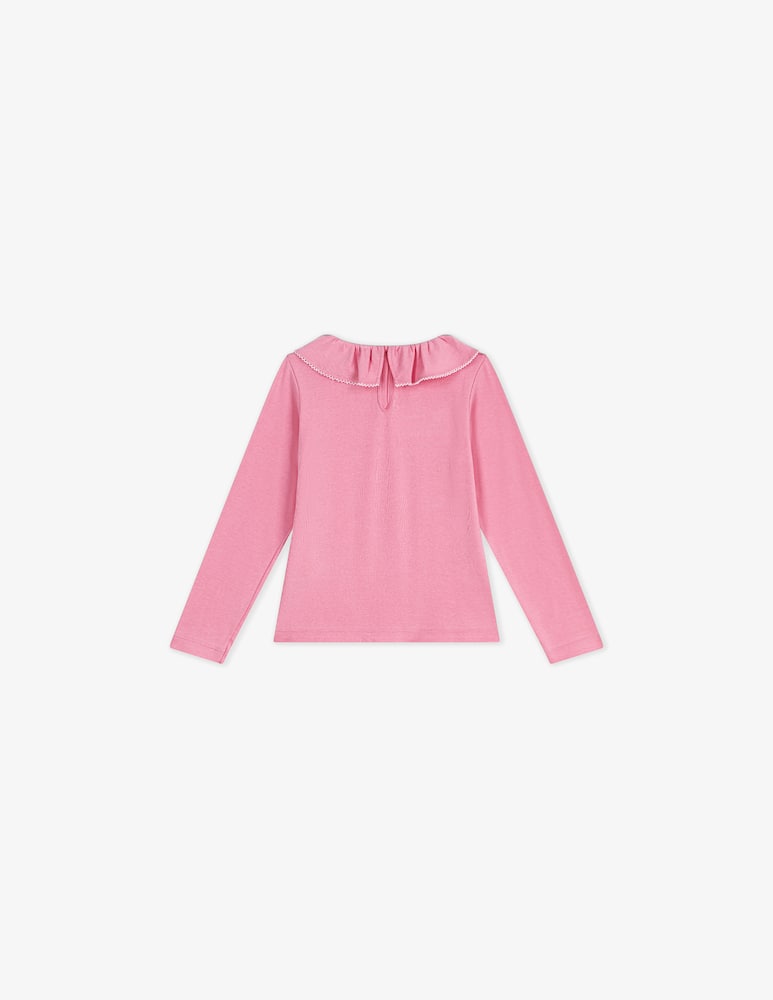 rinascente Petit Bateau T-shirt a maniche lunghe con volant