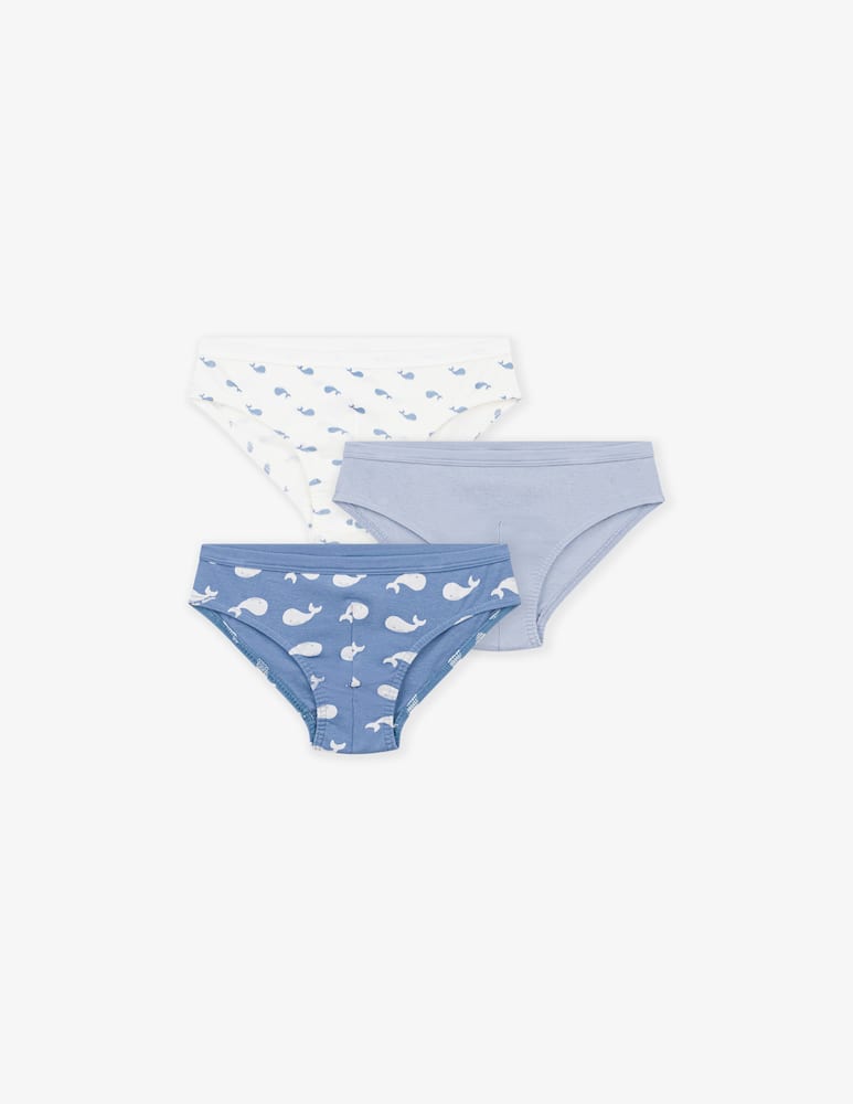 rinascente Petit Bateau Pack slip 2 con stampa balene