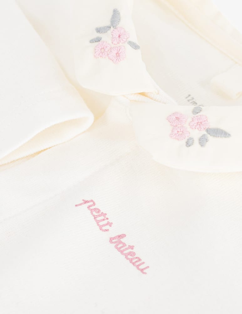 rinascente Petit Bateau Body a maniche lunghe con colletto