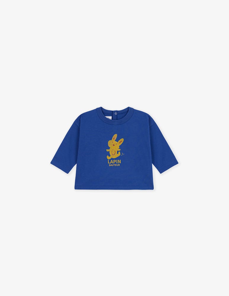 rinascente Petit Bateau T-shirt a maniche lunghe con stampa