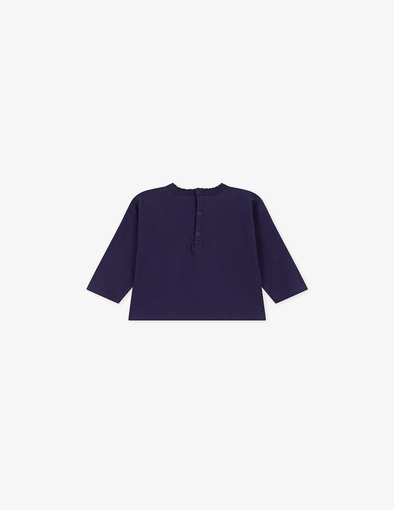 rinascente Petit Bateau T-shirt a maniche lunghe con cuore