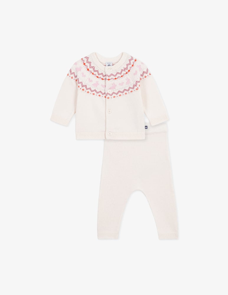 rinascente Petit Bateau Set cardigan e pantaloni in maglia