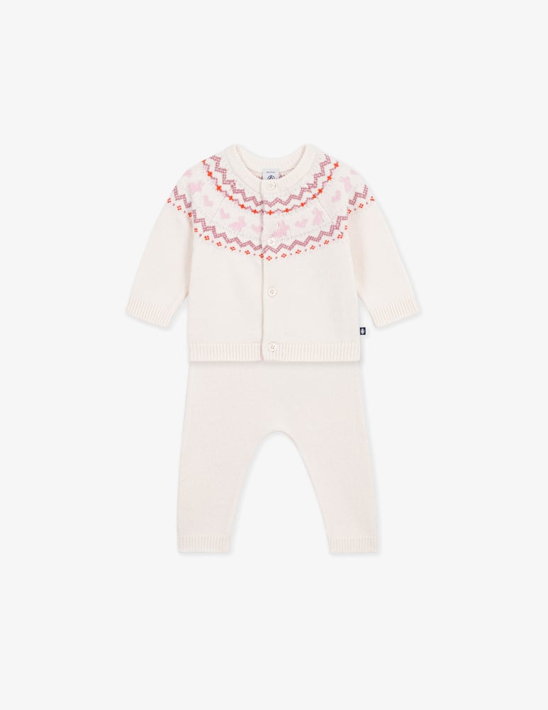rinascente Petit Bateau Set cardigan e pantaloni in maglia