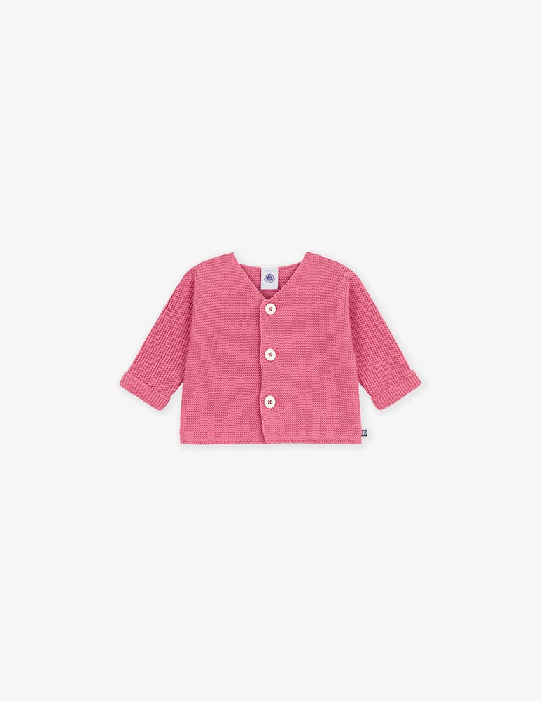 rinascente Petit Bateau Cardigan in maglia punto riso