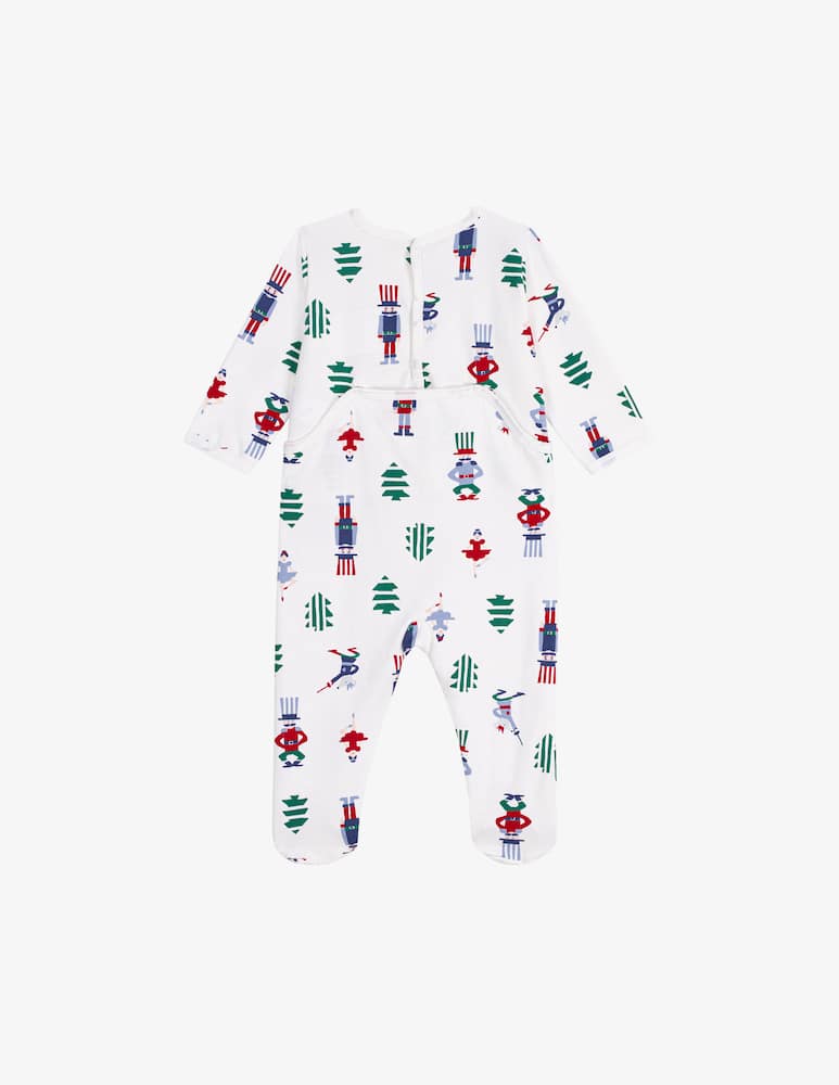 Petit Bateau Tutina con piedini stampata - immagine 3 Petit Bateau Tutina con piedini stampata - immagine 3
