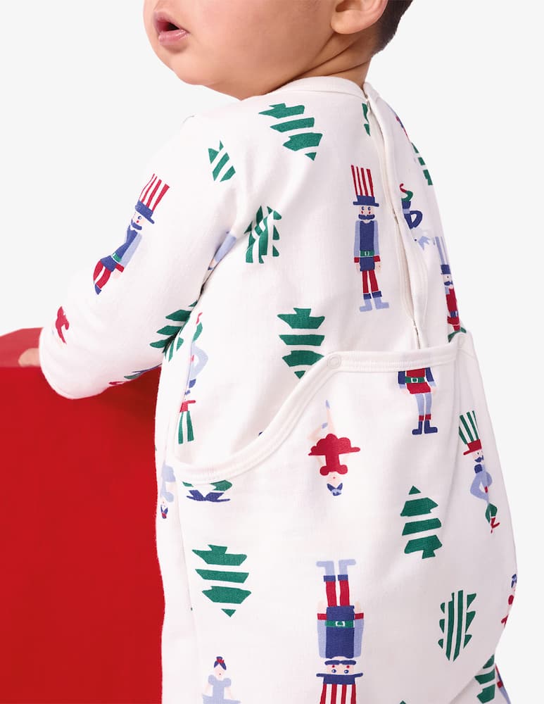 Petit Bateau Tutina con piedini stampata - immagine 4 Petit Bateau Tutina con piedini stampata - immagine 4