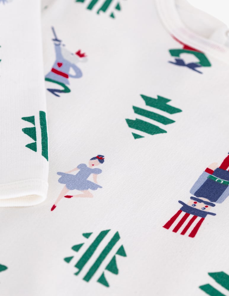 Petit Bateau Tutina con piedini stampata - immagine 5 Petit Bateau Tutina con piedini stampata - immagine 5