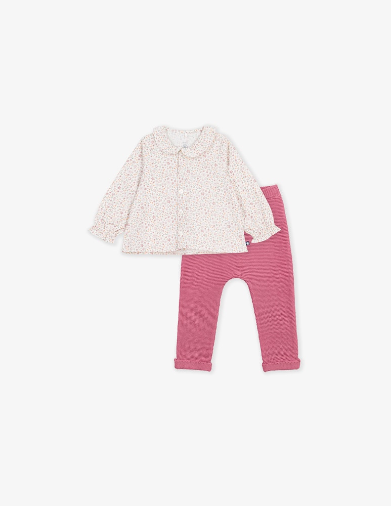rinascente Petit Bateau Completo blouse e leggings