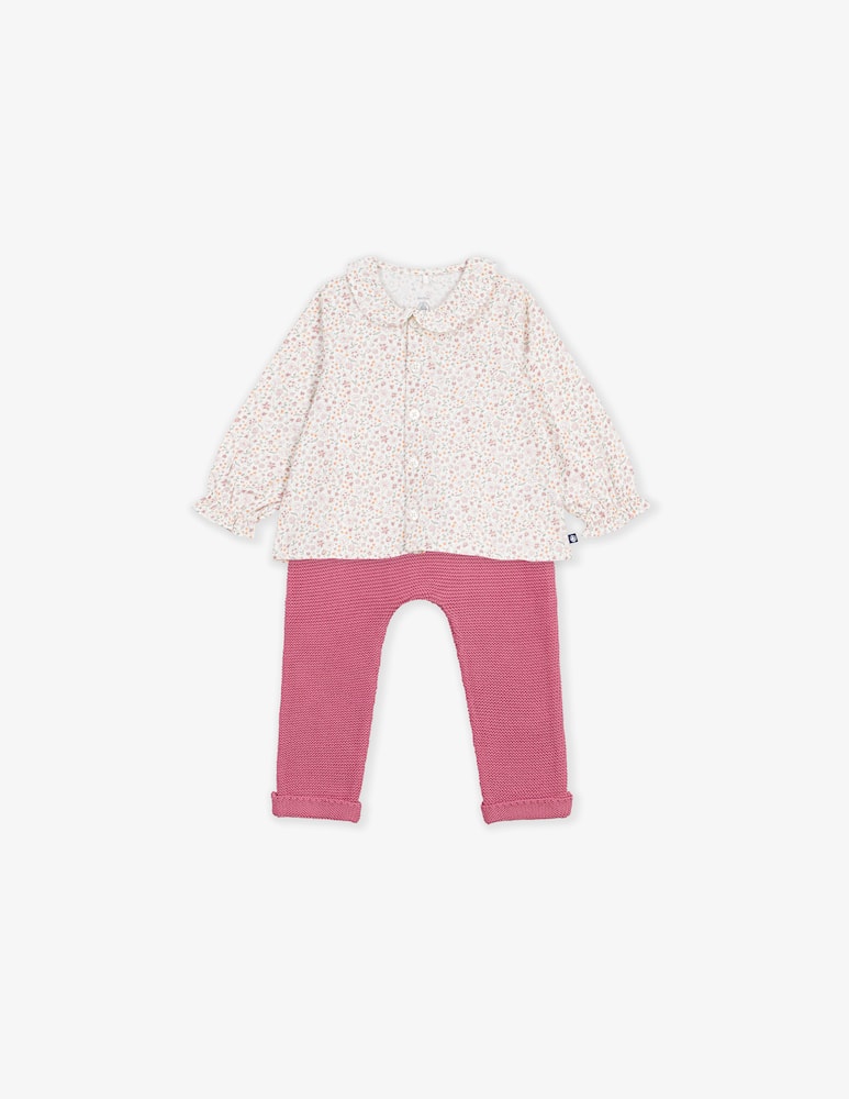 rinascente Petit Bateau Completo blouse e leggings