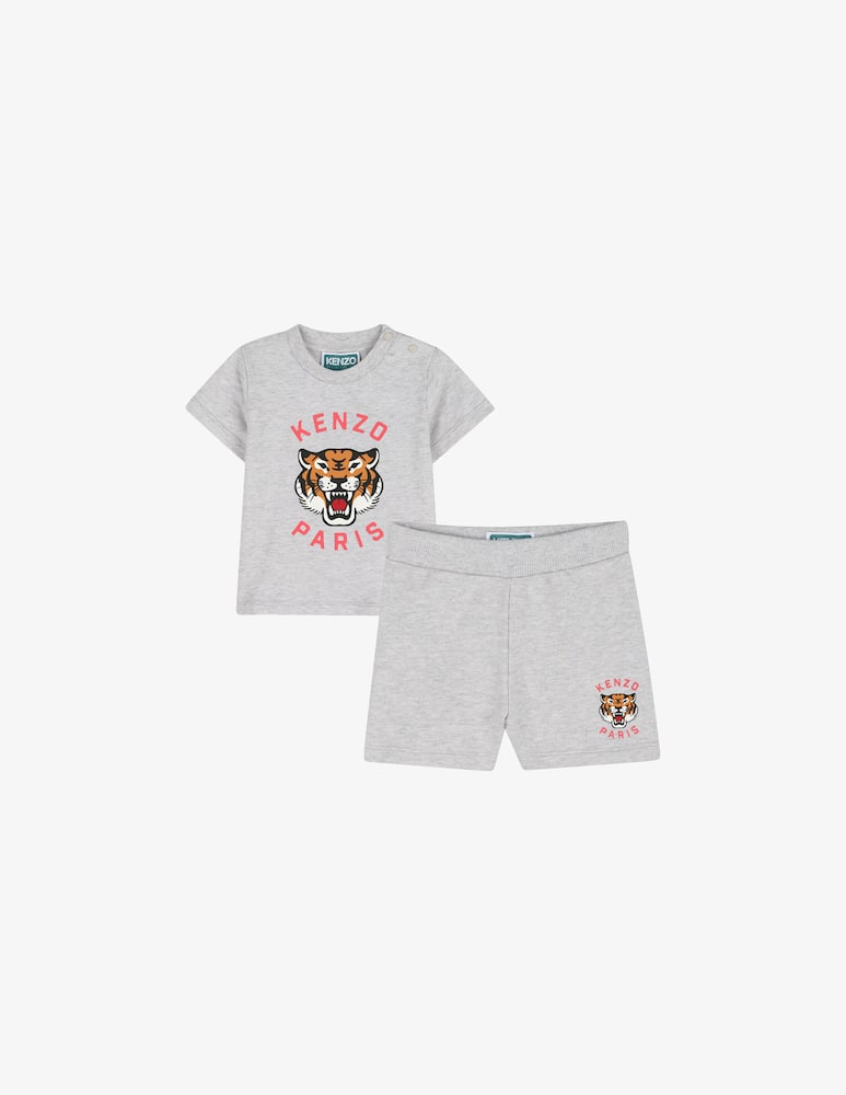 Kenzo Completo t-shirt e shorts tigre - immagine 1 Kenzo Completo t-shirt e shorts tigre - immagine 1
