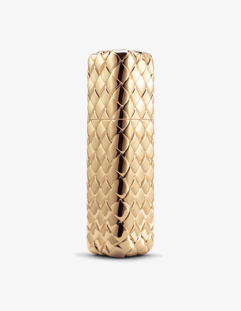 rinascente Bottega Veneta Gold Travel Spray Empty Case