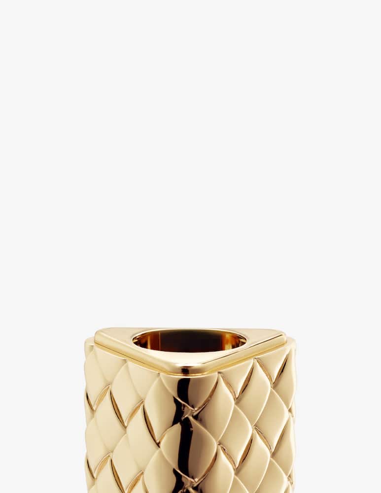 rinascente Bottega Veneta Gold Travel Spray Empty Case